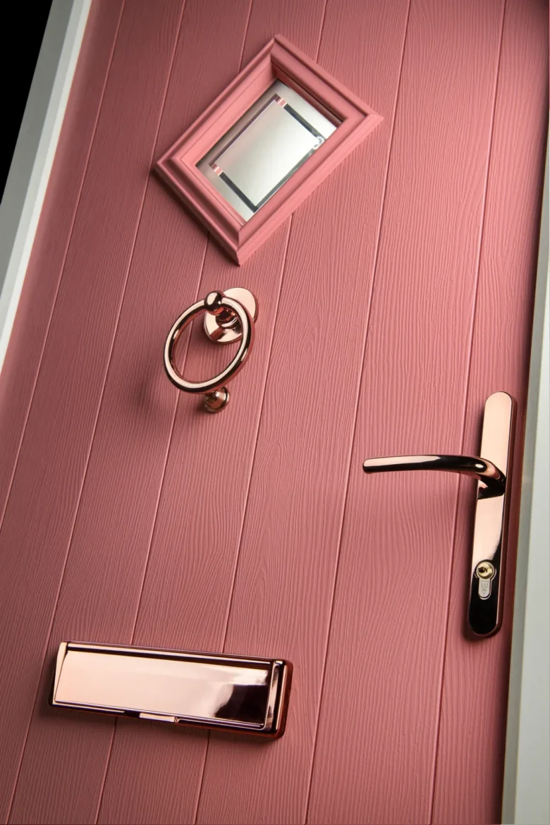 A colourful composite door from GFD Homes — combining style, warmth, and kerb appeal to brighten your home this winter